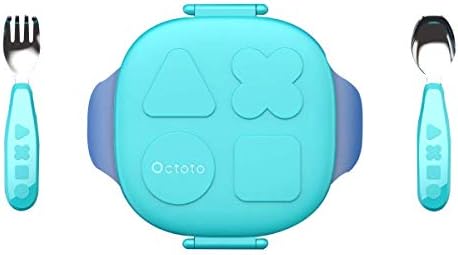 Bento Lunch Box for Kids, Eating Training Set for Baby and Toddlers, BPA-Free Insulated Leak-proof, On-the-go Meal and Snack Containers, Suitable for 6 months to 3 years old
