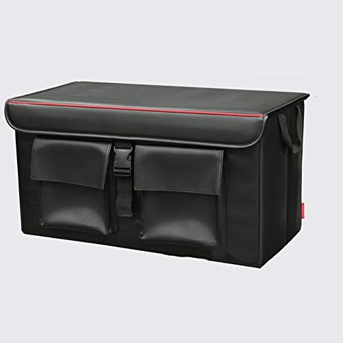 SUV Truck Leather Storage Main Organizer, Detachable Waterproof Convenient And Flexible Cargo Sorting Bag, Foldable Cargo Area Home (Size : L)