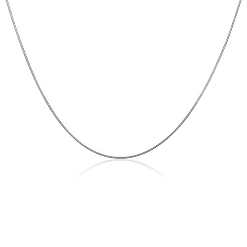Sterling Silver Snake Chain Necklace 18