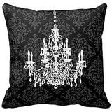 Chandelier Fashion Home Decorative Pillowcase Damask Pillow Cover 18 x 18 Inches