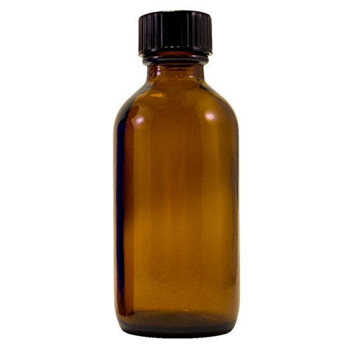 2 fl oz Amber Glass Bottle with Phenolic Cone Cap (6 Pack)