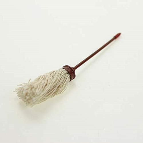 yanQxIzbiu Premium Dollhouse Accessories Miniature Cleaning Water Bucket Mop Mini Decor Toy Gift - Red - Thumbnail 6