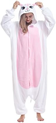 Zinuods Men Women Adult Pajamas One-Piece Cosplay Animal Costumes Onesies