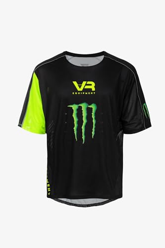 Valentino Rossi VR46 T-Shirt Performance Monster Energy,L,Black
