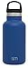 Simple Modern Insulated Water Bottle with Handle Lid Small Reusable Ascent Narrow Mouth Stainless Steel Thermos Flask, 12oz Handle Lid, Twilight