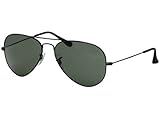 Black Aviator Sunglasses
