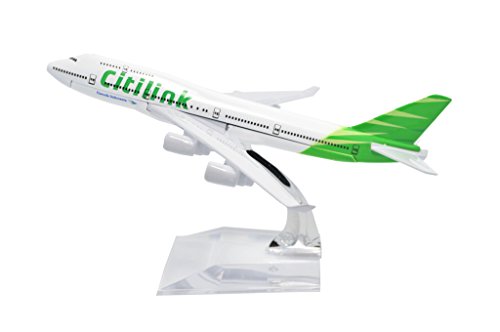 TANG DYNASTY(TM) 1:400 16cm Boeing B747-400 Citilink Metal Airplane Model Plane Toy Plane Model
