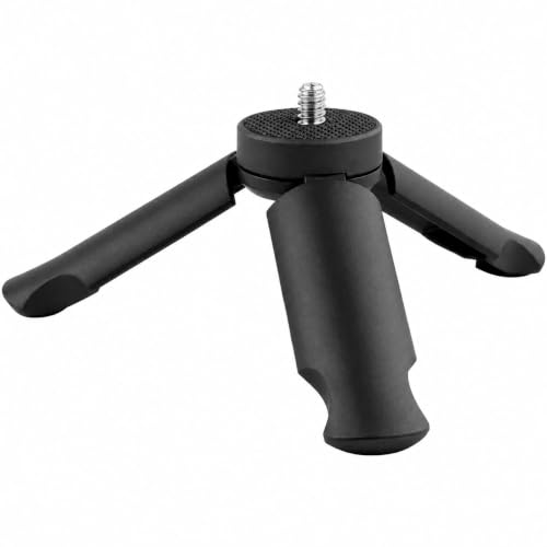 Mini Tripod with 1/4 Screw for DJI Osmo Pocket 4/3/4P, Mini Tripod Vlog Non-Slip Stabilizer Camera DSLR Desktop Compact Table Mount Tripod for GoPro Insta360 Action 6/5