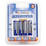 Zeikos ZE-4AA Rechargeable AA 2900mAh Batteries (pack of 4) (Discontinued by Manufacturer)