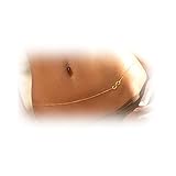 Boosic Women's Bikini Harness Double-Layer Body Jewelry Belly Chain