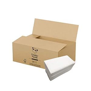 The Cheeky Panda – Professionele V Fold Handdoeken | Bulkdoos van 3200 vellen | Milieuvriendelijk, super zacht, sterk en…