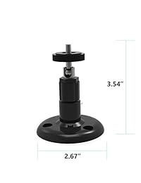 WALI - Soporte de pared de metal ajustable para interiores exteriores
