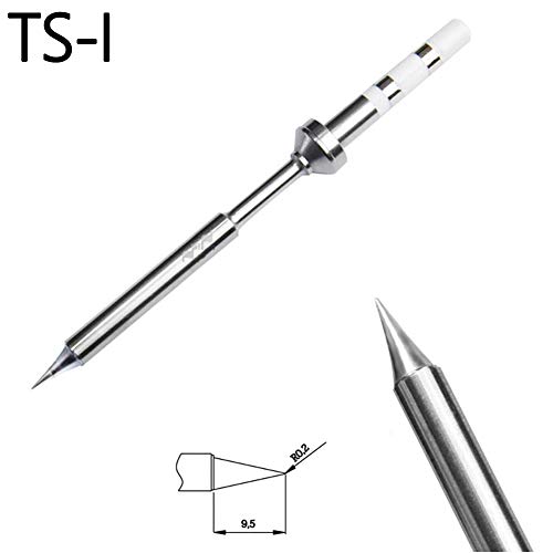 NovelLife Original TS I Soldering Iron Tip Replacement Bit Internal Heating Ceramic Heater for TS100 Mini Digital Soldering Iron (TS-I)