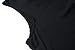 Lanmo Women Sleeveless Shirt Summer Plus Size Tank Top Viscose Black Loose Vest