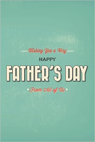 Amazon Com Wishing You A Very Happy Fathers Day From All Of Us 6x9 Journal Beauty Lucky Clover Icon Each Page Keep A Record Of Your Work Note What You Learn