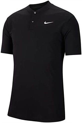 black nike polo shirt