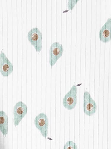 Simple Joys By Carter\'s Unisex Baby 3-pack Neutral Cotton Sleeper Gown Wearable Blanket, Avocados/Heather/Stripe, Newborn US