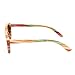 Polarized Bamboo Sunglasses Fishing Glasses With Colorful lines (Green, 1.96)