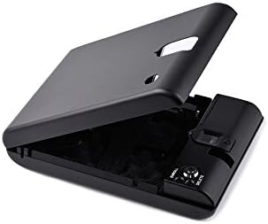 DURUI Handgun Safe Security Box Optical Fingerprint Unlocking Portable Pistol Safe Cash Pistol Car Home