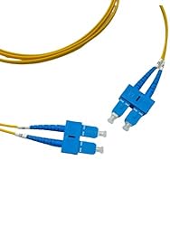 Cablix Single Mode Fiber Optic Patch Cord, Duplex