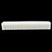 Foxnovo 2-in-1 Durable Bone Bridge Saddle Nut Set for Classical Guitar (White)