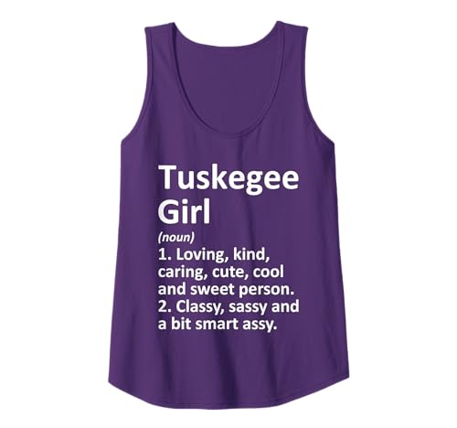 TUSKEGEE GIRL AL ALABAMA Funny City Home Roots Gift Tank Top