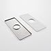 KES 6-Inch Sink Faucet Hole Cover Deck Plate Square Escutcheon for Bathroom or Kitchen Single Hole Mixer Tap, Brushed Steel, PEP2S15-2