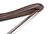 JS HANGER Wooden Suit Hangers, 3 Pack Extra-Wide Shoulder Wood Coat Hangers with Non Slip Pant Bar, Extra Smooth and Splinter Free Retro Finish