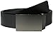 Calvin Klein Men's Reversible Dress Belt with Plaque Buckle, Grey/Black, 42