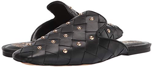 white braided mule heels