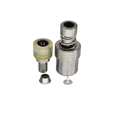Trimming Shop Stanzmaschine 10 mm Pilzbolzen zum Einstellen und Fixieren in Lederarbeiten, Kunst & Handwerk, Kleidung, Univer