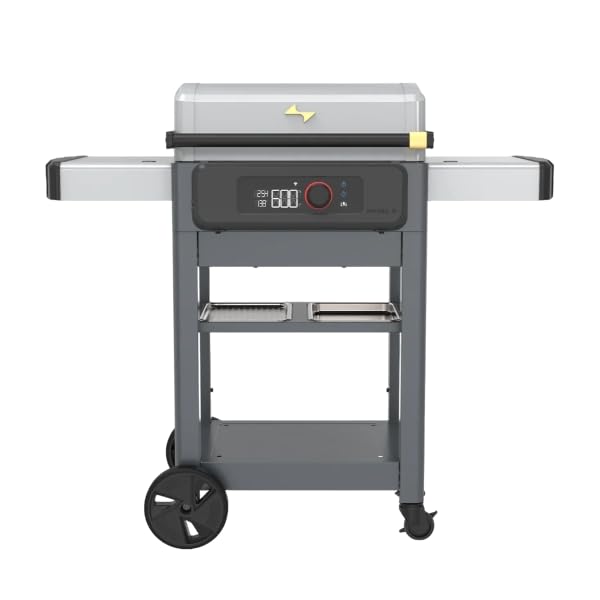 Photo 1 of Current® Model G Griddle, Smart Electric Outdoor Flat Top BBQ Grill with 200°F to 600°F Range for Searing & Roasting, Digital Precision, Apartment-Friendly & Weather-Resistant, Moon Dust