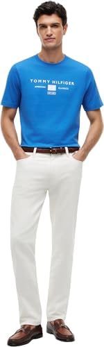 Uomo T-Shirt Maniche Corte Brand Love Mono Stack in Cotone, Blu (Blue Orbit), M