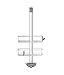 simplehuman Over-Door Shower Caddy, Stainless Steel and Anodized Aluminum