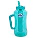 Cool Gear Big Swig EZ-Freeze Hydrate 64oz Water Bottle BPA Free with Twist and Lock Feature (Teal or Blue) (Blue)