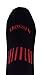 MOXY Socks Black with Red 