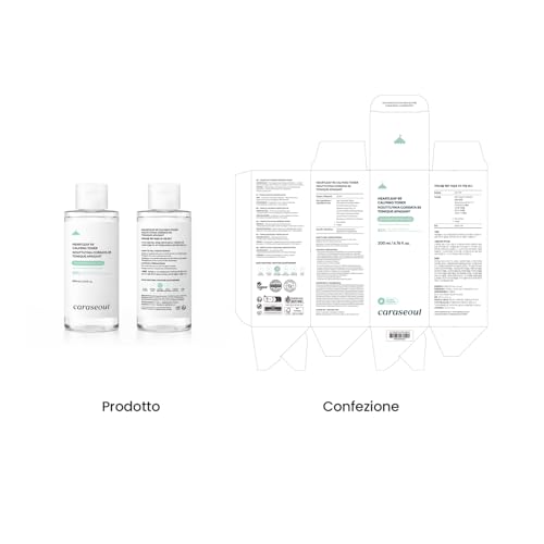 caraseoul Heartleaf 85 Face Toner - Soothing and Moisturizing, 85% Houttuynia Cordata from Jeju, Centella Asiatica, pH Balanced, Sensitive and Impure Skin, Watery Texture, Korean Skincare, Vegan, 200