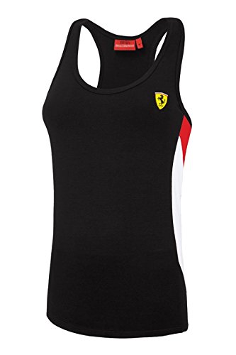 Ferrari Ladies Black Tank Top