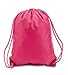 Liberty Bags Large Drawstring Cinch Pack (OS / HOT PINK)