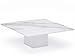 Sugar & Cloth Marble Melamine Modern Square Cake Stand