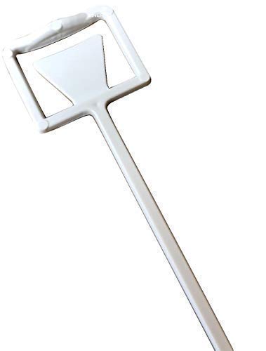 INERRA Card Holders - White Cardettes with Spike for Flower Bouquets Message Cards (Pack of 100)