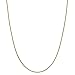 Bling For Your Buck 18K Gold Flashed Sterling Silver 1.2mm Classic Italian Snake Chain Necklace, 16