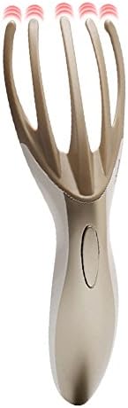 Head Massager Neck Massage by NewPollar - Octopus Scalp Stress Relax Spa Therapy Healing, Soft Resin Finger Gripper Claw Electronic Head Spa Vibration Scalp Massage Tool