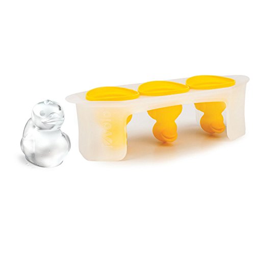 Tovolo Rubber Ducky Ice Molds, Flexible Silicone, Tray Handles, Set of 3 Tovolo Rubber Ducky Ice Molds, Flexible Silicone, Tray Handles, Set of 3