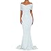 Queen Area Womens Sexy Off The Shoulder Mermaid Wedding Evening Party Gown