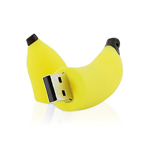 CHUYI 5x16GB Fruits USB Flash Drive USB 2.0 Stick Cute Pineapple Carrot Banana Strawberry Watermelon Pen drive Gift Memory Stick U Disk (Pack of 5 Fruits)