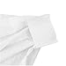 Home-mall Universal 100 pcs White Spandex Chair Covers Wedding Banquet Wedding Party Dining Decoration