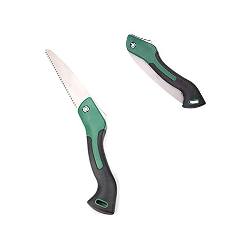 Klappsäge, robust, extra lang, 25,4 cm Klinge, Handsäge für Holz, Camping, Trockenholz, Astsäge mit harten Zähnen…