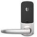 3 Pack - Ultraloq UL3 Bluetooth Enabled Biometric Fingerprint and Touchscreen Smart Lever Locks. Satin Nickel “Smart Phone not included”