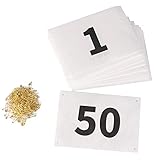 XTACER Running Race Bibs Large Numbers with Safety